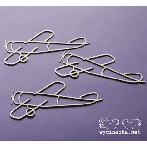 Tekturka Wycinanka Man's World - Samoloty, 3szt